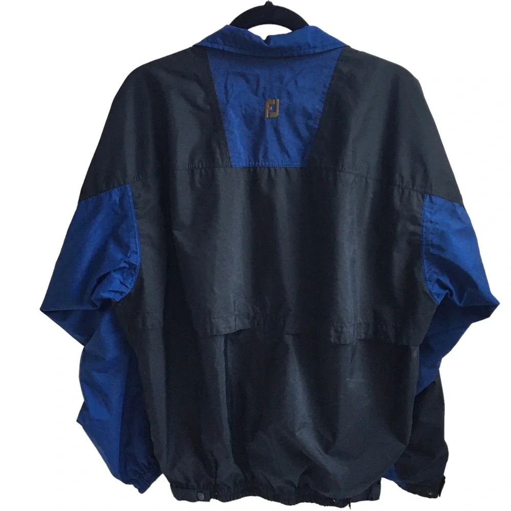 Vintage Footjoy FJ Dryjoys Golf Windbreaker/Rain Full Zip Jacket Medium